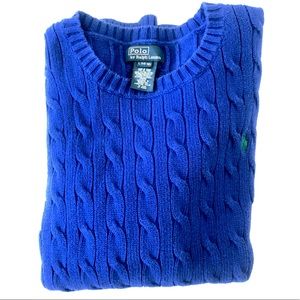 Boy's Polo Ralph Lauren Cable Knit Pullover